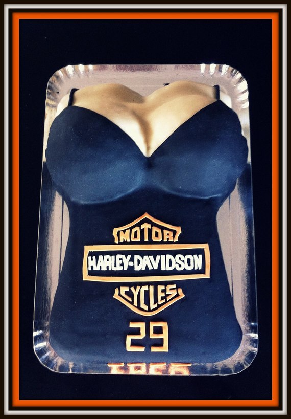 buste de femme/ harley davidson